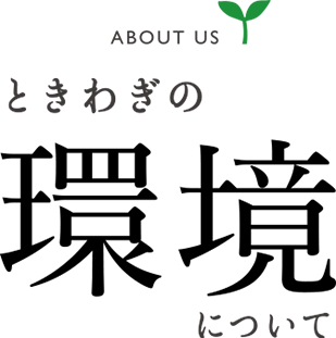 ときわぎの環境 ABOUT US